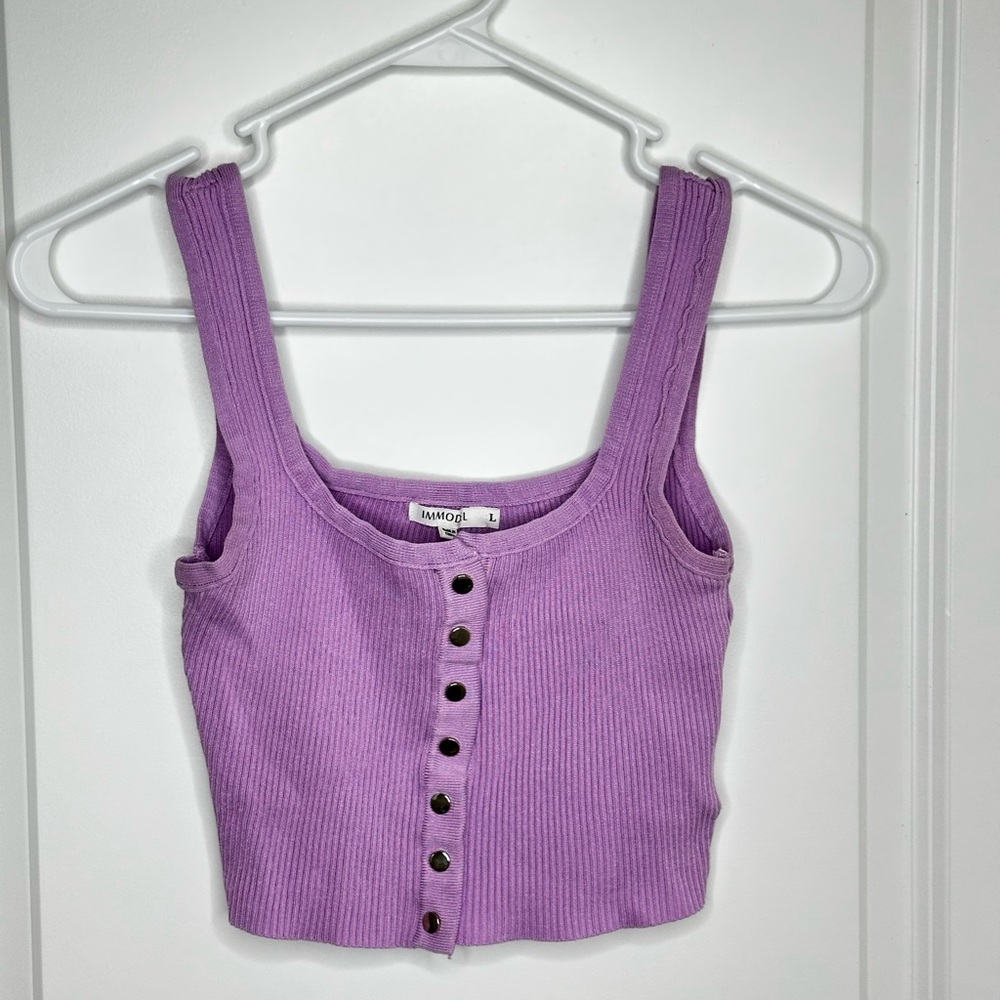 light purple shirt